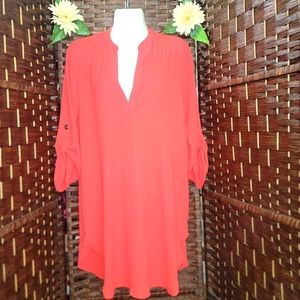 Long blouse Good condition color  orange